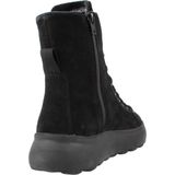 Geox - Dames Enkellaarsjes - Zwart - Leer