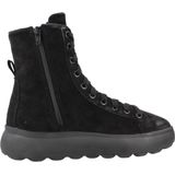 Geox - Dames Enkellaarsjes - Zwart - Leer