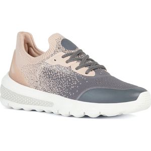 Geox - D Spherica Actif - Sneakers - Dk Stone Nude - Synthetisch