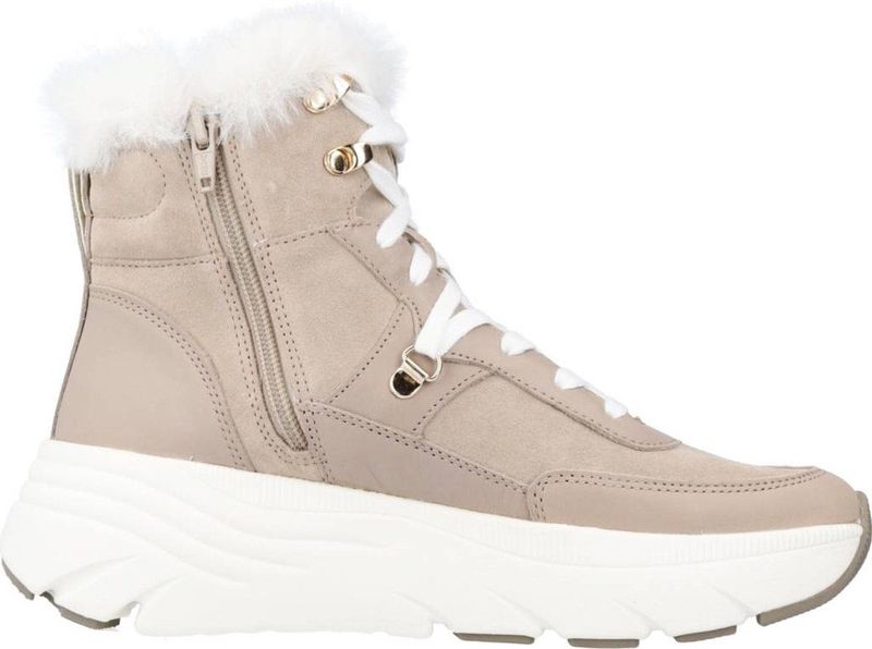 Geox D Diamanta D, damessneakers, Zand