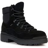 Geox - D36Upd 022Fu C9999 - Veterschoenen - Zwart - Suède