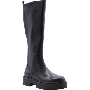 GEOX - Spherica - Platte Laarzen - Zwart - Leer