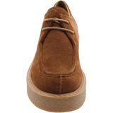 Geox - Elidea - Dames Derbie - Tabak - Leer - Veterschoenen