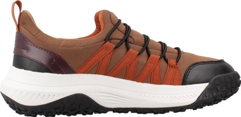 Geox - D Oliviera - Sneakers - Toffee Black - Synthetisch - Plat