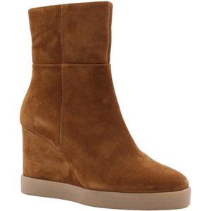 Geox Elidea Wedge Booties Bruin Vrouw