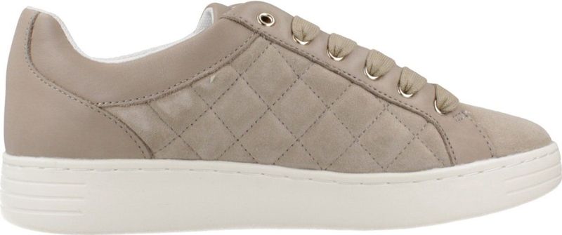 Geox - Casual Sneakers - Bruin - Dames - Comfortabel voor Dagelijks Gebruik