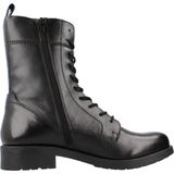 Geox - D366Rf 000Tu C9999 - Enkellaarsjes - Zwart - Leer