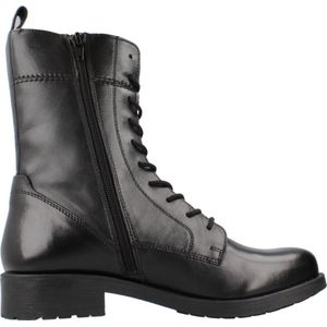 Geox - D366Rf 000Tu C9999 - Enkellaarsjes - Zwart - Leer