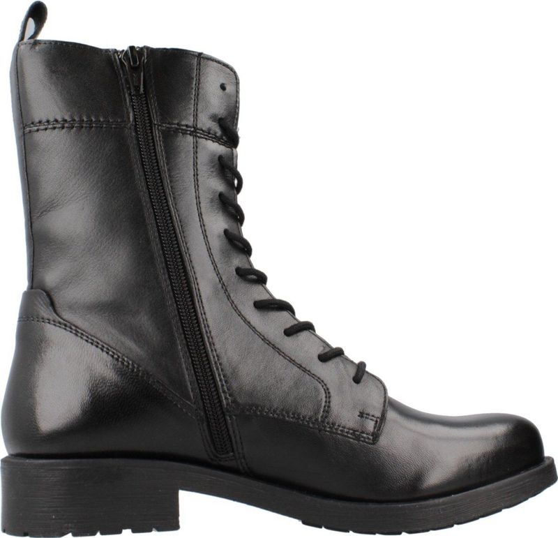 Geox - D366Rf 000Tu C9999 - Enkellaarsjes - Zwart - Leer