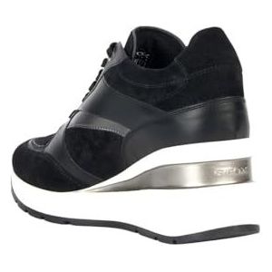 Geox D Zosma A Sneakers voor meisjes, zwart.