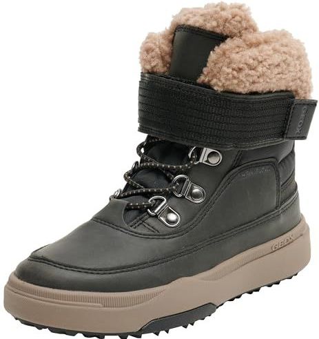 Geox Jongens J Bunshee Pg Boy B A enkellaars, zwart/beige., 33 EU