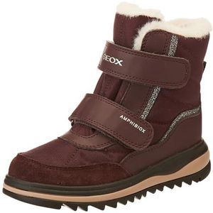 Geox J Adelhide Girl B Ab, enkellaars voor meisjes, Dk Burgundy