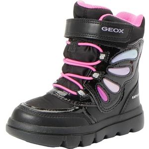 Geox Meisje J Willaboom Girl B A enkellaars, Black Multicolor, 29 EU