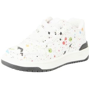 Geox Meisjes J Washiba Girl D Sneakers, White Fuchsia, 39 EU