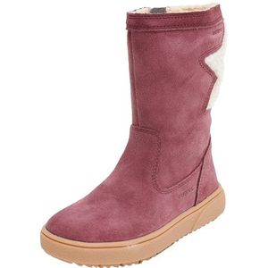 Geox J Theleven Girl WpfAnkle Boot voor meisjes, prune, 24 EU