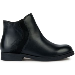 Geox - J Agata Girl WPF - Kinderlaarzen - Zwart - Leer