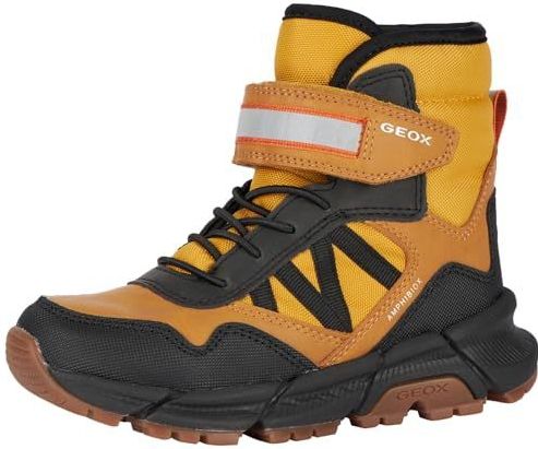 Geox - J Flexyper Plus Boy - Enkellaars - Dk Geel Zwart