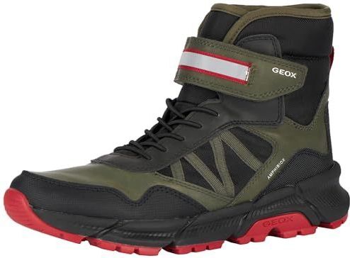 Geox - J36LCD 0MEFU - Enkellaarsjes - Groen