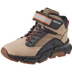 Geox Jongens J Flexyper Plus Boy enkellaars, beige oranje, 38 EU