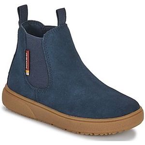Geox - J Theleven Boy - Enkellaars - Donkerblauw - Leer