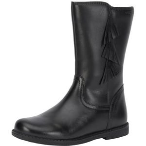Geox J Shawntel Girl enkellaars voor dames, zwart, 37 EU