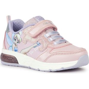 Geox J Spaceclub Girl Sneakers voor dames, roze lilac, 32 EU