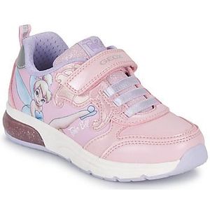 Geox J Spaceclub Girl Sneakers voor dames, roze lilac, 33 EU