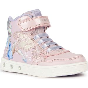 Geox J Skylin Girl sneakers voor meisjes, roze lilac, 24 EU