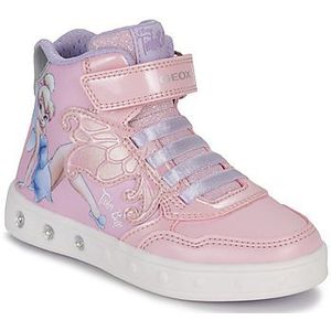 Geox J Skylin Girl sneakers voor meisjes, roze lilac, 35 EU