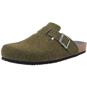 Geox Heren U GHITA A Slipper, Militair/Antraciet, 42 EU, militair antraciet, 42 EU