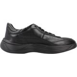 Geox - Fluctis Sport Sneakers - Zwart - Katoen - Heren