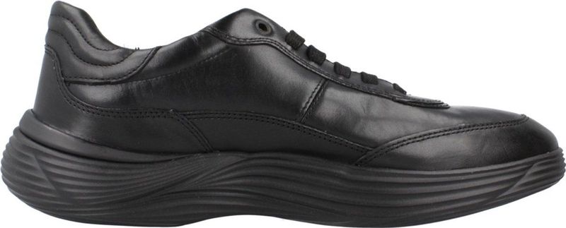 Geox - Fluctis Sport Sneakers - Zwart - Katoen - Heren