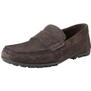 Geox moccasin U Kosmopolis + Grip heren , Mud , 43.5 EU