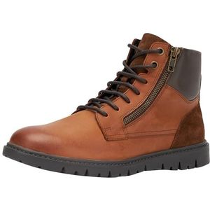 Geox Jongens U Ghiacciaio enkellaars, cognac, 41 EU