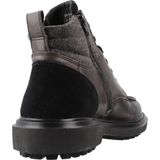 Geox - Faloria B ABX Boots - Grijs - Leer - Waterafstotend - Ademend - Vetersluiting
