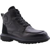 Geox - Faloria B ABX Boots - Grijs - Leer - Waterafstotend - Ademend - Vetersluiting