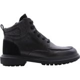 Geox - Faloria B ABX Boots - Grijs - Leer - Waterafstotend - Ademend - Vetersluiting