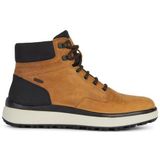 Geox - Granito + Grip B - Enkellaars - Zwart - Leer