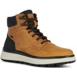 Geox - Granito + Grip B - Enkellaars - Zwart - Leer