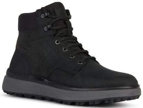 Geox - U Granito + Grip B A - Enkellaars - Zwart - Waterdicht