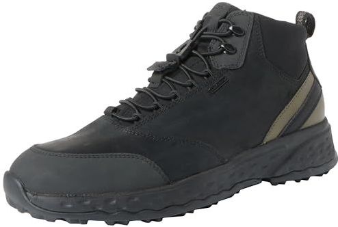 Geox - Sneakers U36F0A 00035 - Zwart - Rundleder en Katoen
