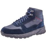 Geox, Schoenen, Heren, Blauw, 41 EU, Stijlvolle Lace-up Laarzen voor Off-Road