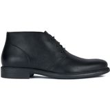 Geox - Terence Enkellaarsjes - Zwart - 100% Rundleer