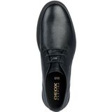 Geox - Terence Enkellaarsjes - Zwart - 100% Rundleer