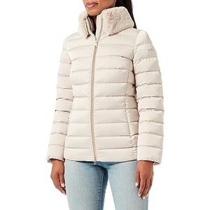 Geox W Bettanie Jacket voor dames, Zilvergrijs, 52