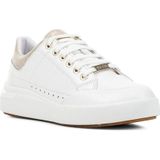 Geox - Dalyla - Sneakers - Wit - Champagne - Leer