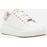Geox - Dalyla - Sneakers - Wit - Champagne - Leer