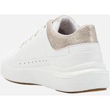 Geox - Dalyla - Sneakers - Wit - Champagne - Leer