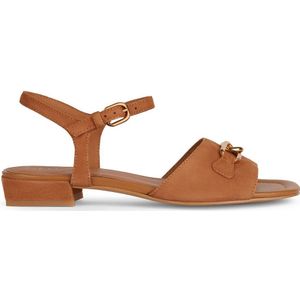 Geox D New ERAKLIA 15 flat damessandalen, cognac, 39,5 EU, cognac, 39.5 EU