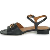 GEOX - D NEW ERAKLIA 15 - Slippers - Zwart - Leer